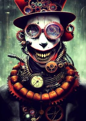 Steampunk Evil Clown 8