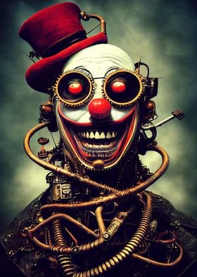 Steampunk Evil Clown 11