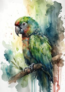 Parrot Watercolor