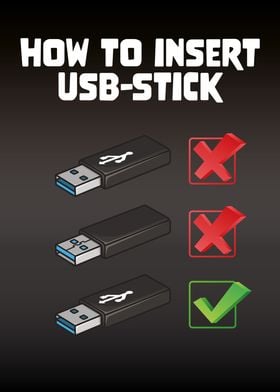 How To Insert USB Stick