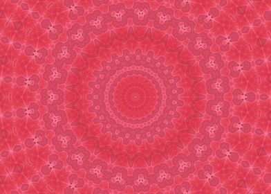 Rose pink Kaleidoscope 7