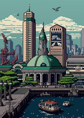 Yokohama Pixel art