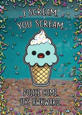 I Scream Kawaii Ice Cream