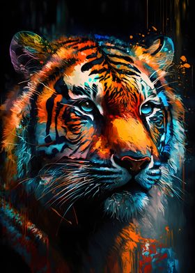 Untamed Beauty Tiger Head