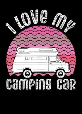 I love my pink camping car