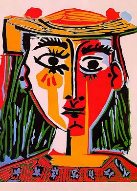 woman with hat 1962