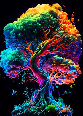 Tree Colorful