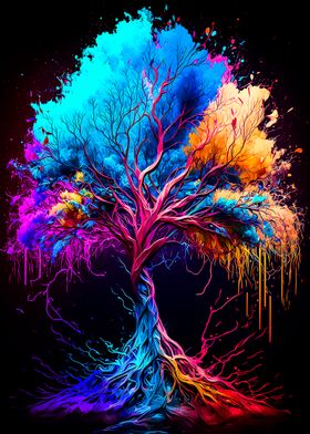 Tree Colorful