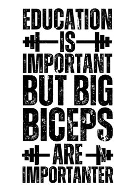 Big Biceps Importanter Gym