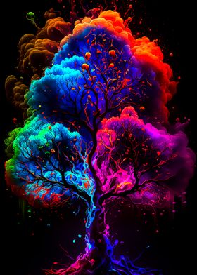 Tree Colorful