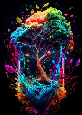 Tree Colorful