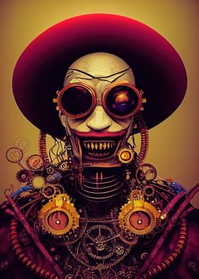 Steampunk Evil Clown 6