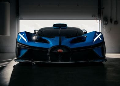 bugatti bolide blue black