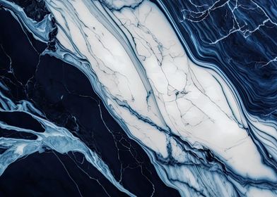 Marble texture blue white