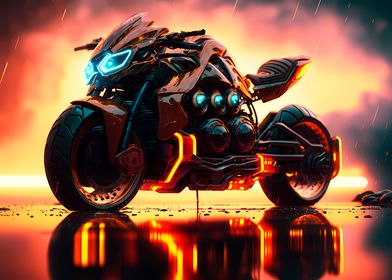 Cinematic Motorcycle