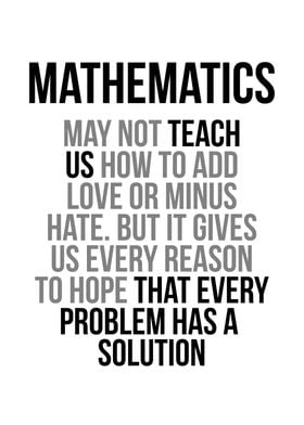 mathematics