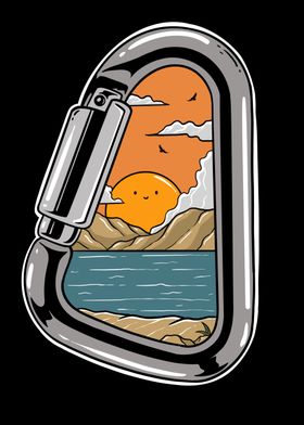 Carabiner Sunset 