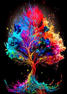 Tree Colorful