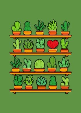 Love Yourself Cactus Heart