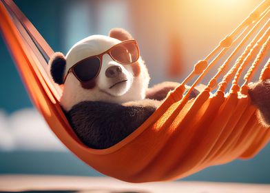 Panda chilling
