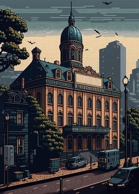 Gothenburg Pixel art