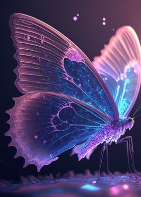 Pink Purple Butterfly