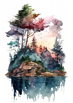 Nature watercolor 3
