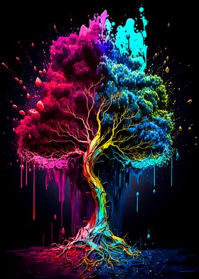 Tree Colorful