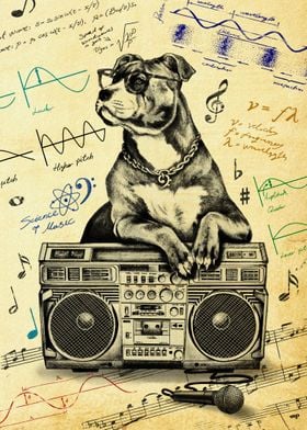 Music Science Dog