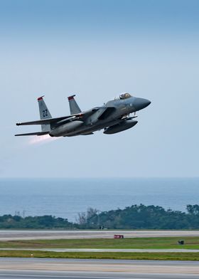 F15 take off