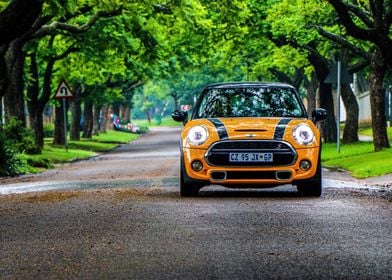 Mini Cooper on Street