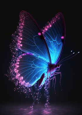 Pink Purple Butterfly