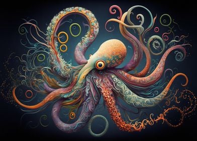 Colorful Octopus