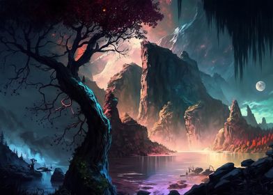 Fantasy landscape