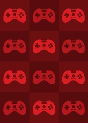 Game On Poster - Gaming controller symbols - desenio.com