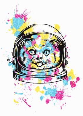 Funny Cat Astronaut