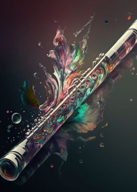 Colorful flute 