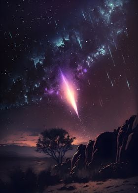 Celestial Meteor Shower