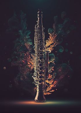 Colorful flute 