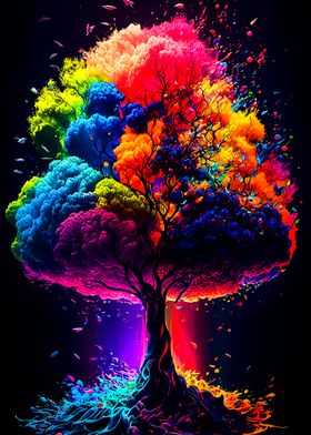 Tree Colorful