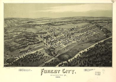 Forest City PA 1889