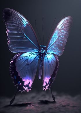 Pink Purple Butterfly