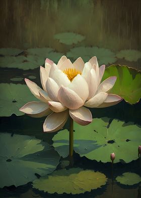 Lotus Flower Garden Oasis