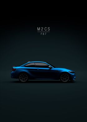 2020 BMW M2 CS Misano Blue