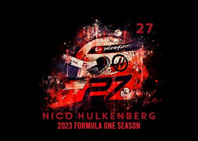 Nico Hulkenberg Helmet2023