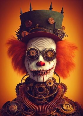 Steampunk Evil Clown 18