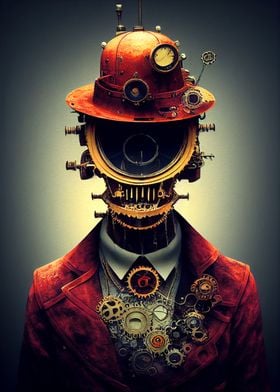 Steampunk Evil Clown 22