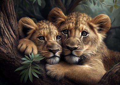 Lion cubs