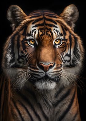 Tiger looks in my eyes