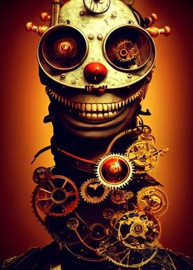 Steampunk Evil Clown 20